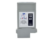 130ml Compatible Cartridge for CANON PFI-105BK and PFI-106BK BLACK